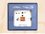 Rauchtaster AP, blau