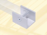 U-Konsole mit Durchgangsschraube für alle Zahnstangenantriebe U-Konsole UK 50